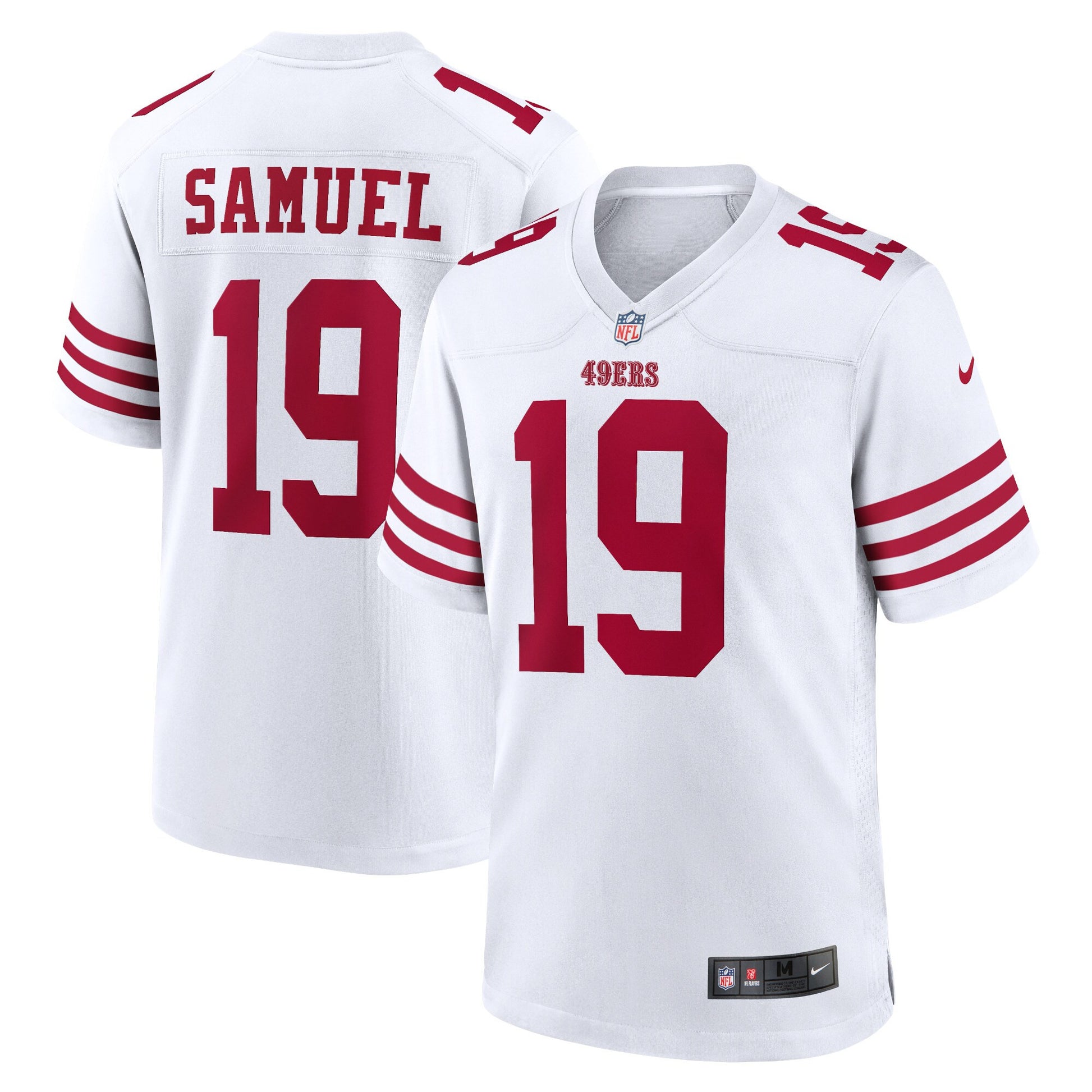 Deebo Samuel San Francisco 49ers white jersey