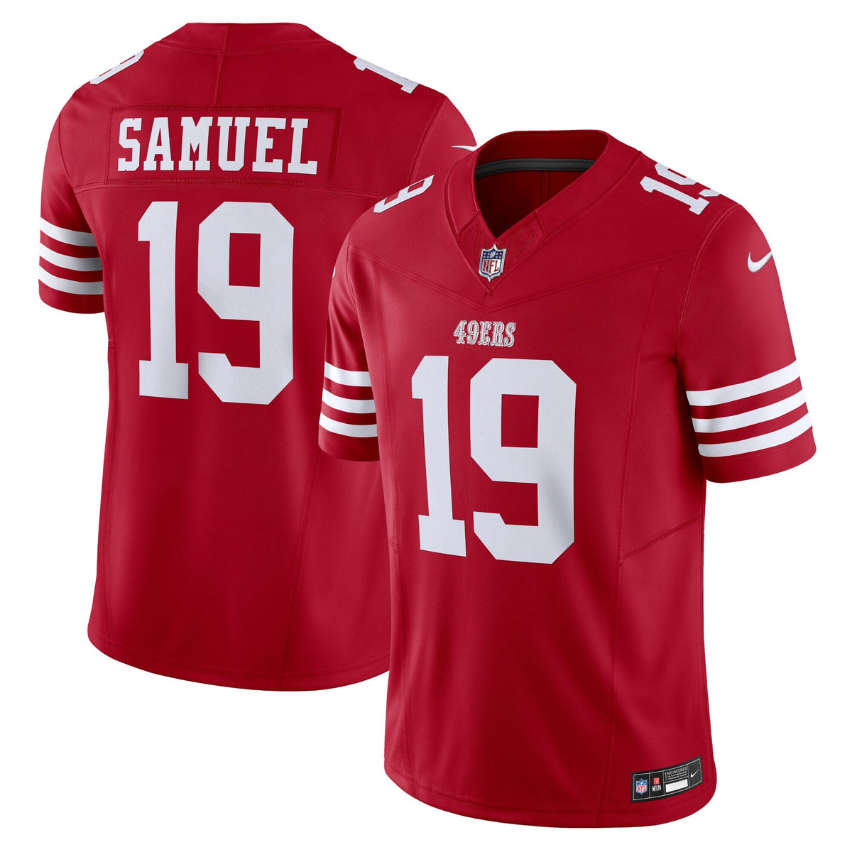 Deebo Samuel San Francisco 49ers scarlet Vapor jersey
