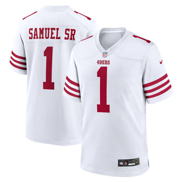 Deebo Samuel Sr San Francisco 49ers white Game jersey