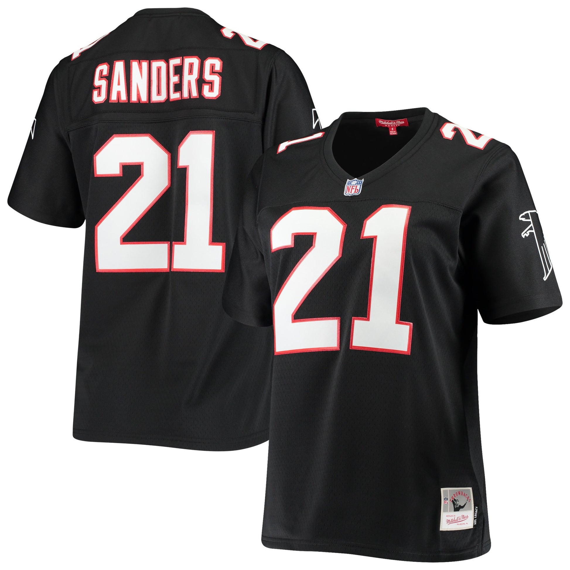 Deion Sanders Atlanta Falcons black jersey