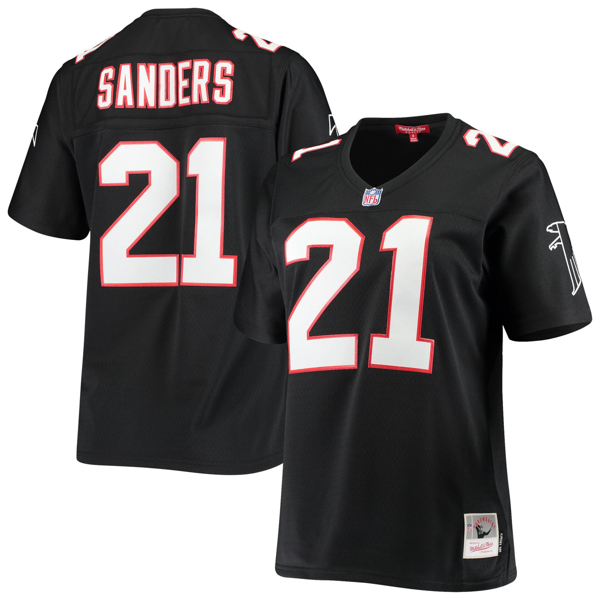 Deion Sanders Atlanta Falcons black jersey