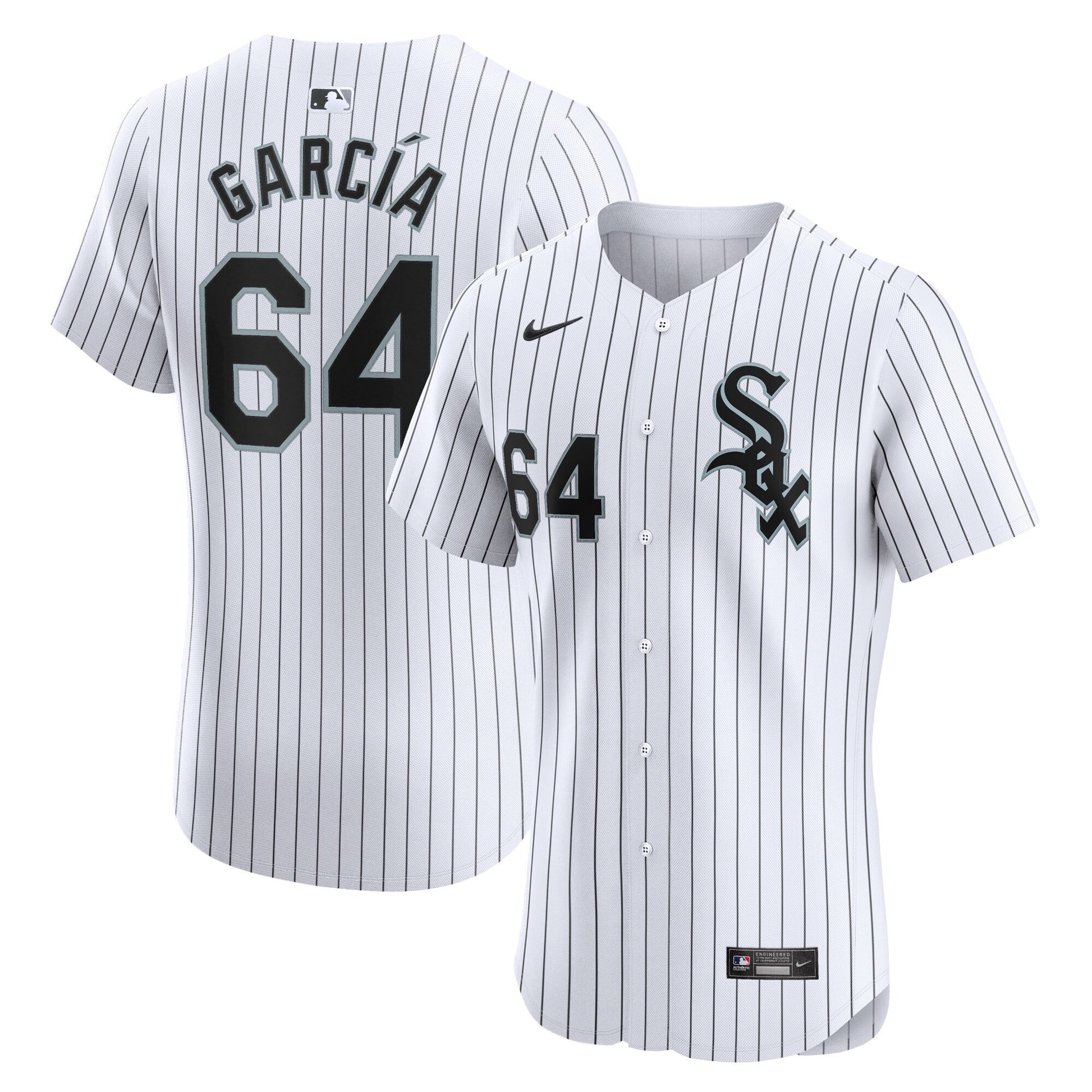 Deivi Garcia Chicago White Sox white Elite jersey