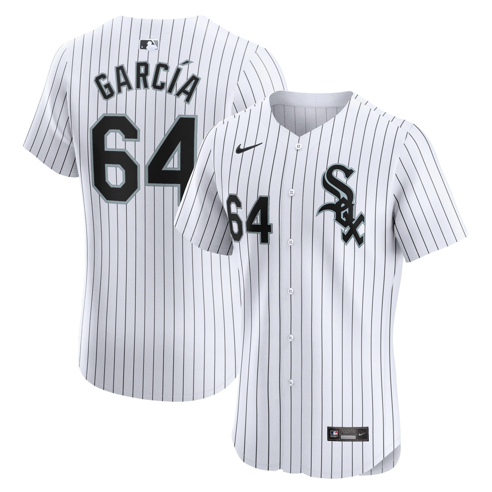 Deivi Garcia Chicago White Sox white Elite jersey