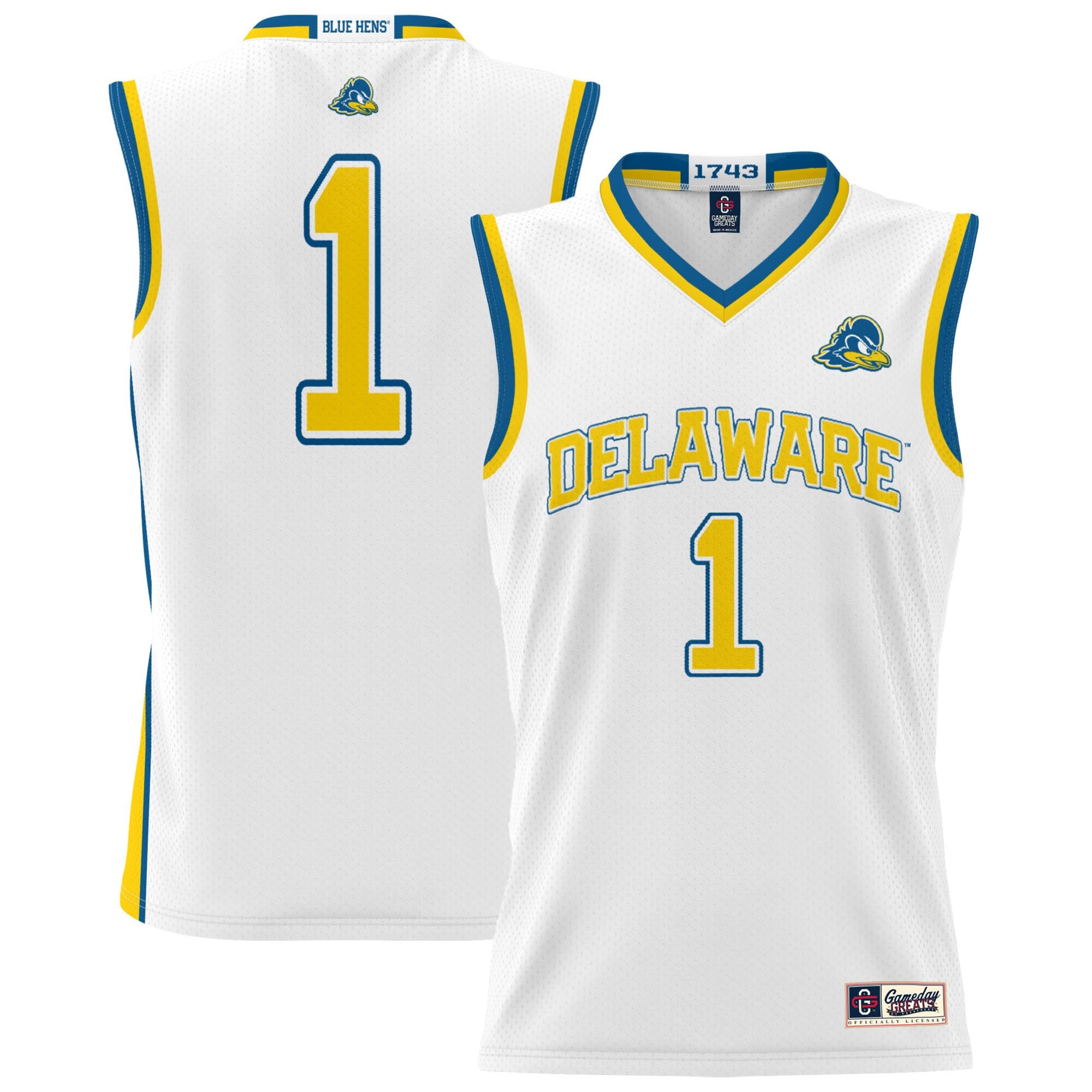 Delaware Fightin' Delaware Fightin blue jersey
