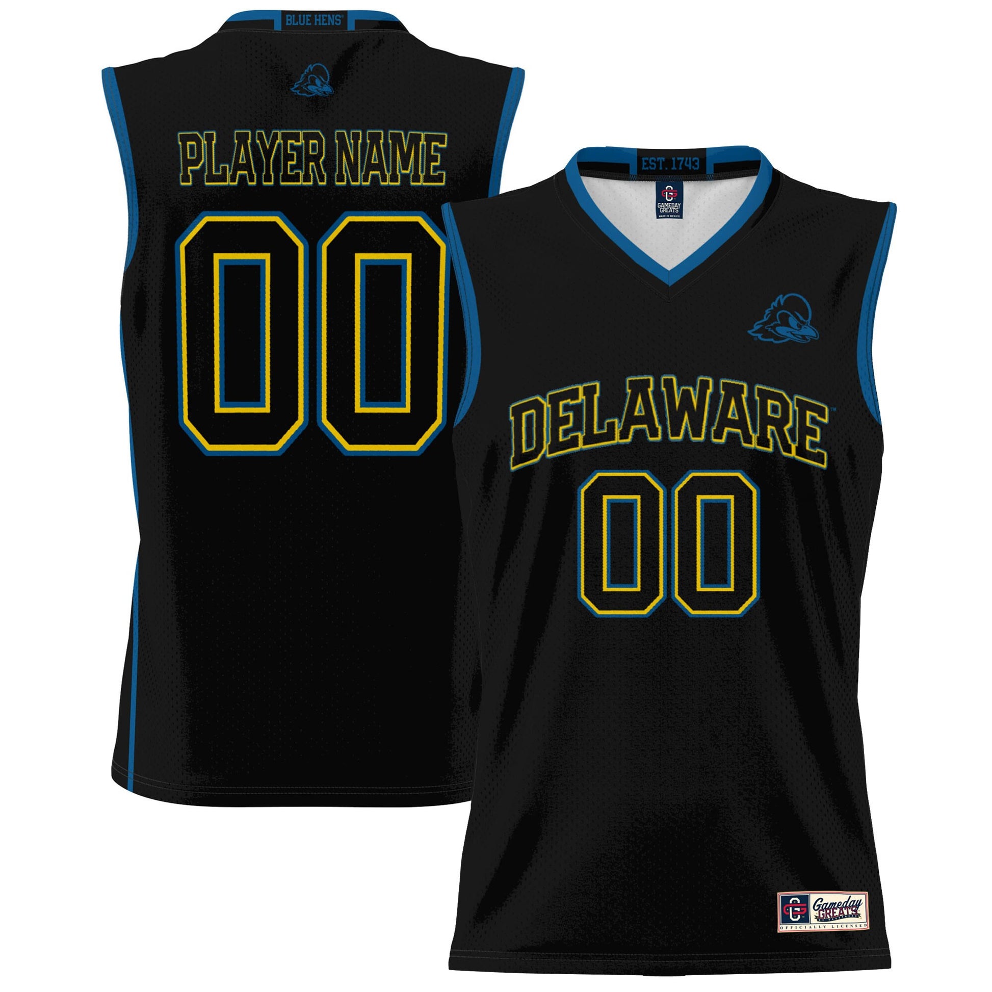 Delaware Fightin' Delaware Fightin blue jersey