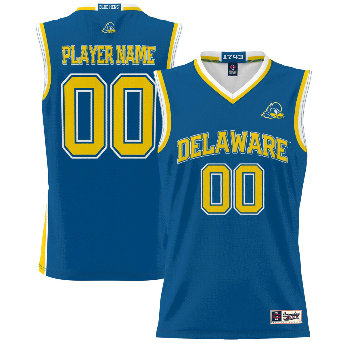Delaware Fightin' Delaware Fightin blue jersey