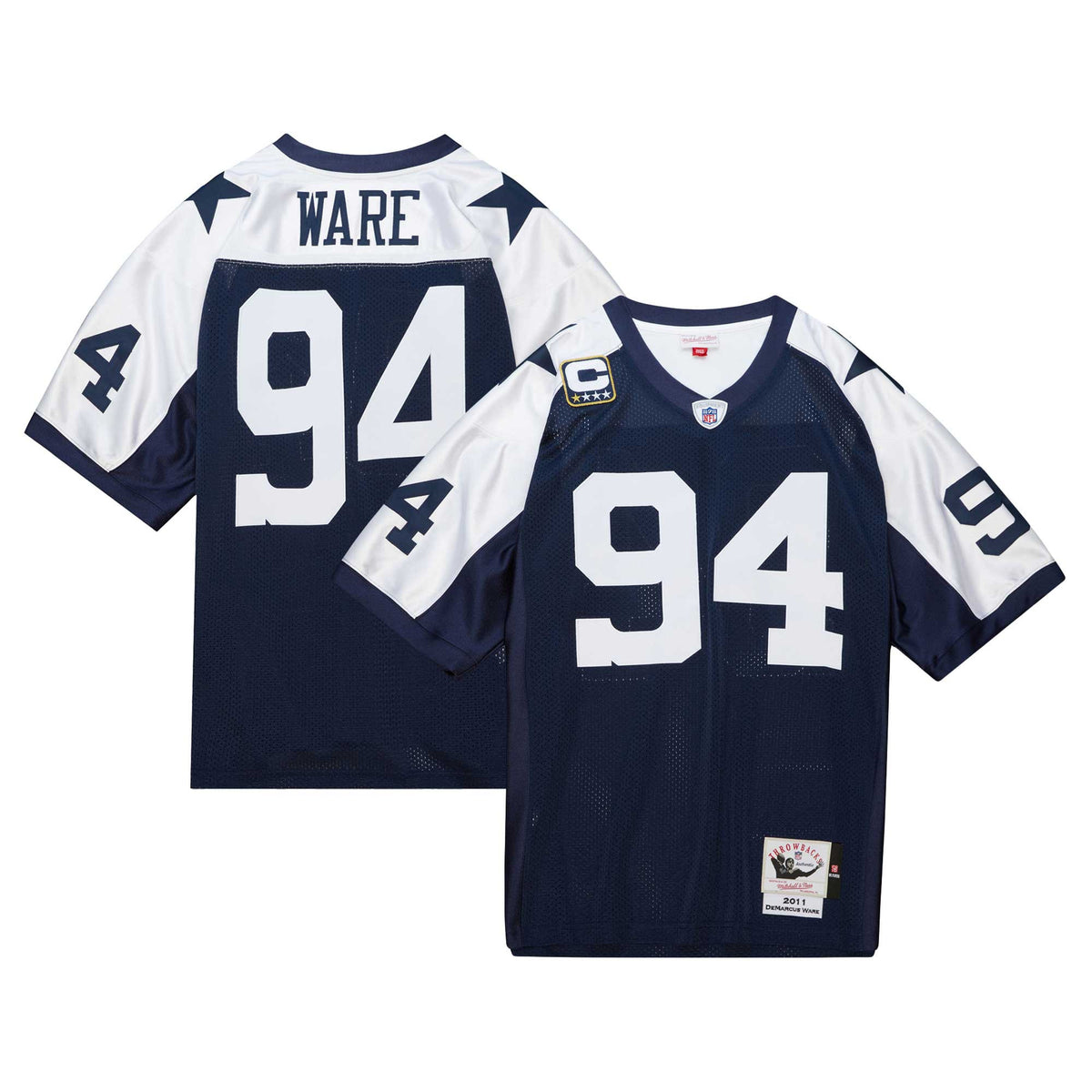 Demarcus Ware Dallas Cowboys navy Throwback jersey