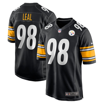 Demarvin Leal Pittsburgh Steelers black Game jersey