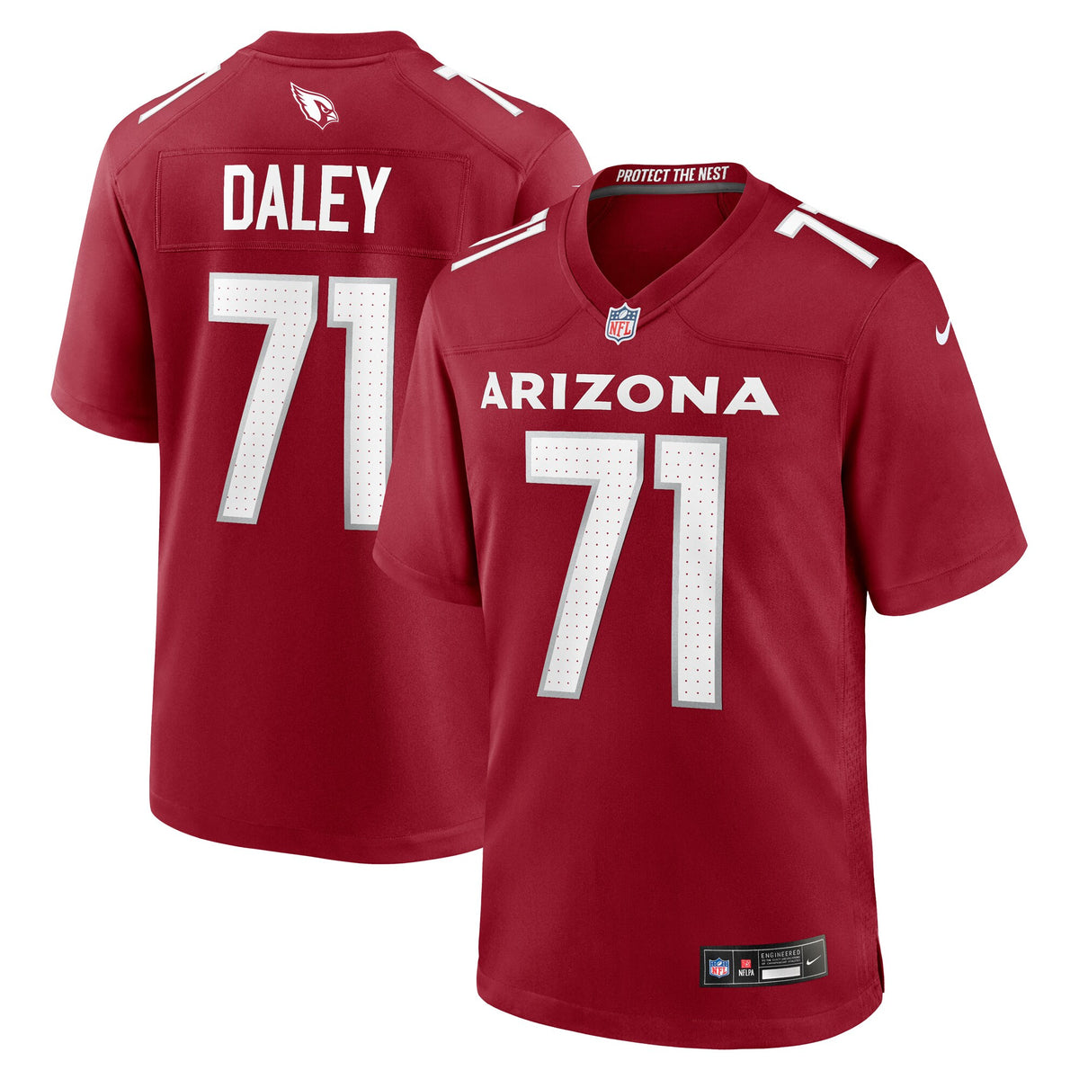 Dennis Daley Arizona Cardinals Game jersey
