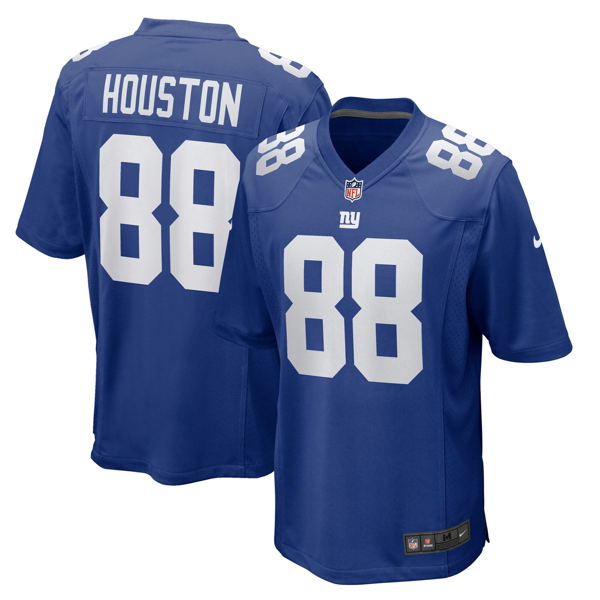 Dennis Houston New York Giants royal jersey
