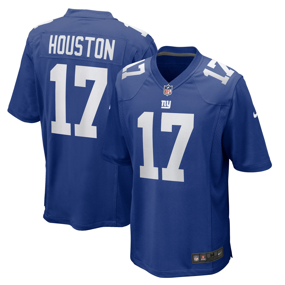 Dennis Houston New York Giants royal jersey