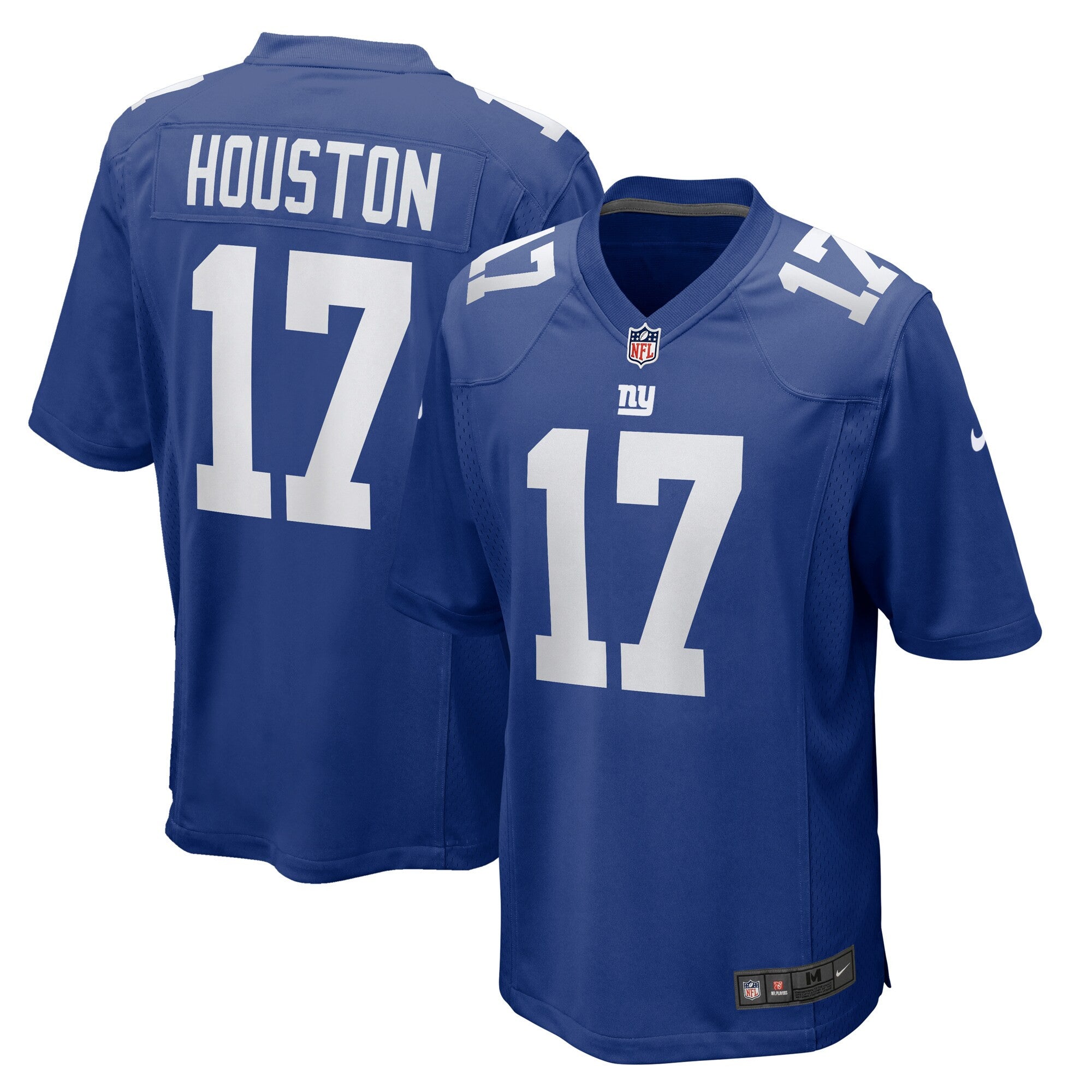 Dennis Houston New York Giants royal jersey