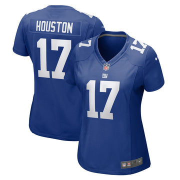 Dennis Houston New York Giants royal jersey