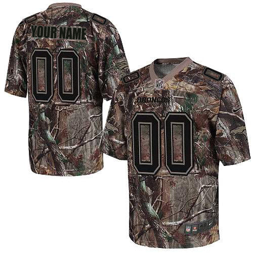 Custom Denver Broncos camo Elite jersey