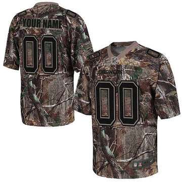 Custom Denver Broncos camo Elite jersey