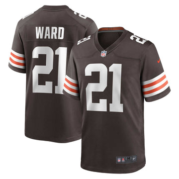 Denzel Ward Cleveland Browns brown jersey