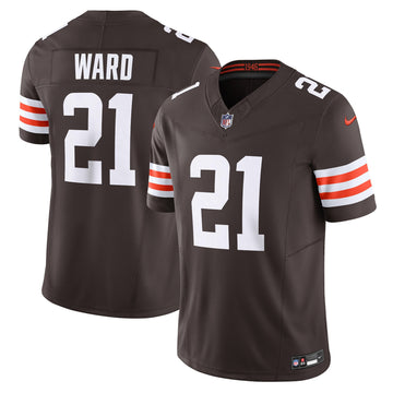 Denzel Ward Cleveland Browns brown Vapor jersey