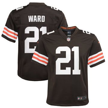 Denzel Ward Cleveland Browns brown jersey