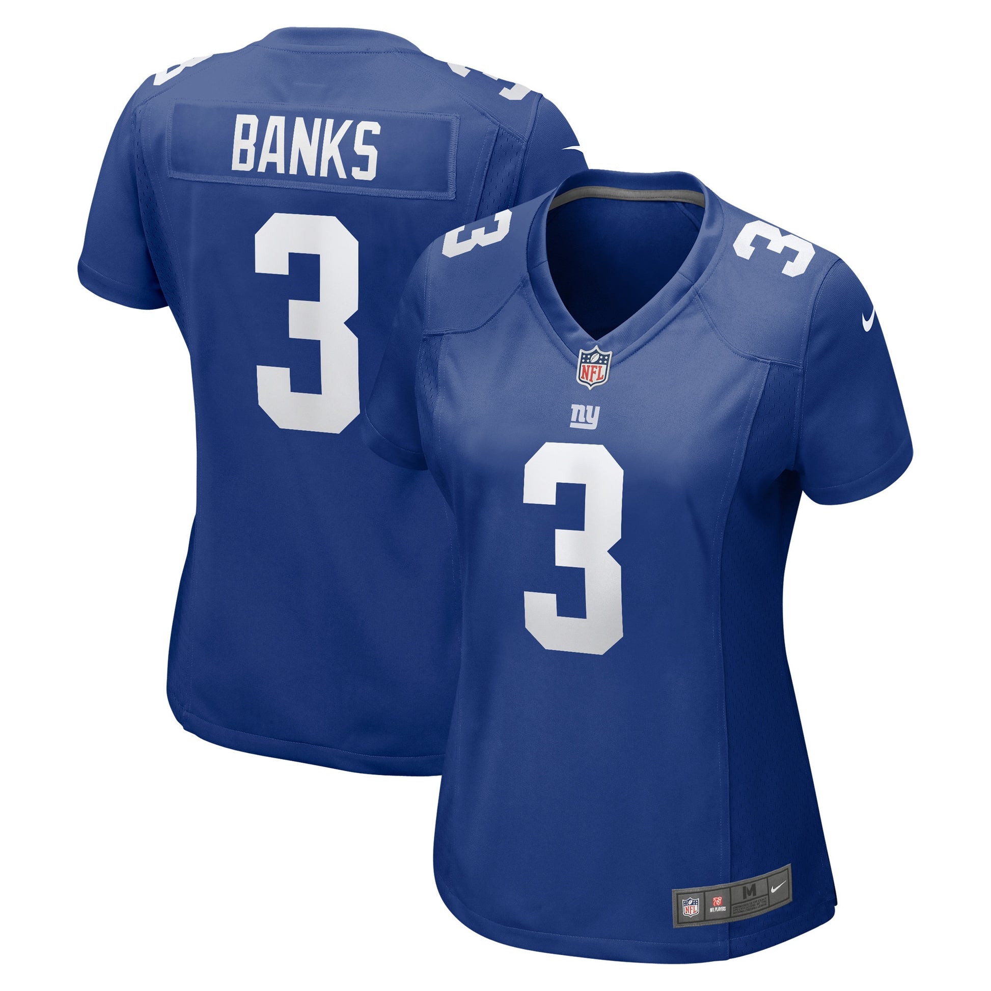 Deonte Banks New York Giants royal jersey