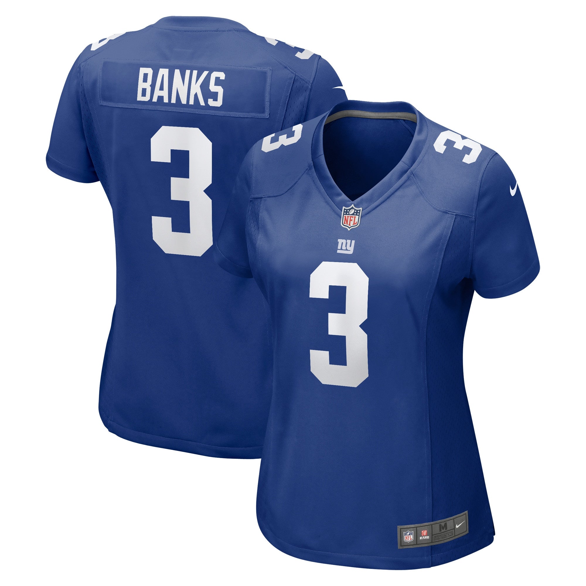 Deonte Banks New York Giants royal jersey
