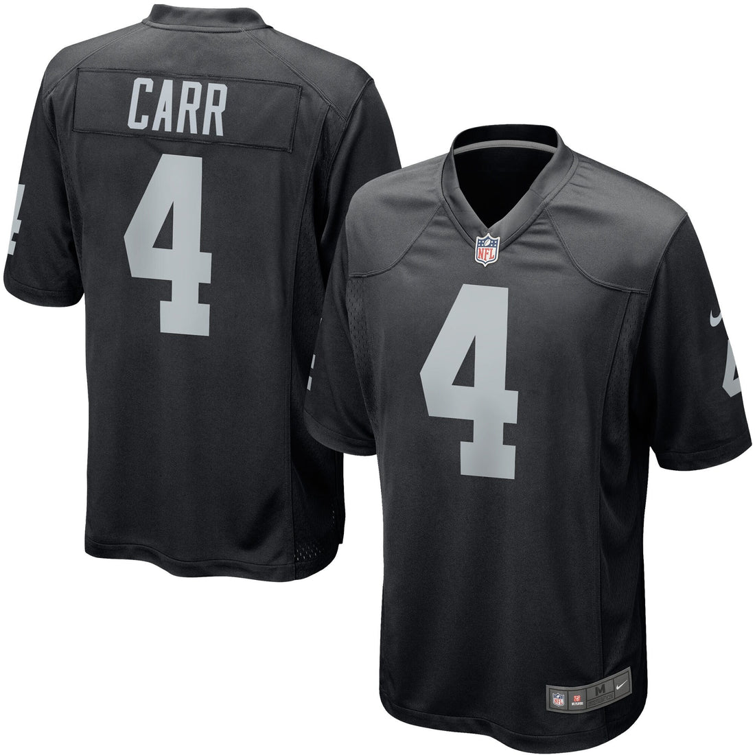 Derek Carr Las Vegas Raiders black Game jersey