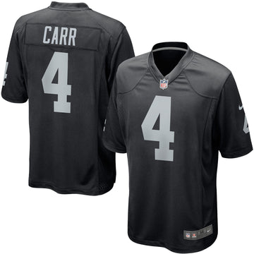 Derek Carr Las Vegas Raiders black Game jersey