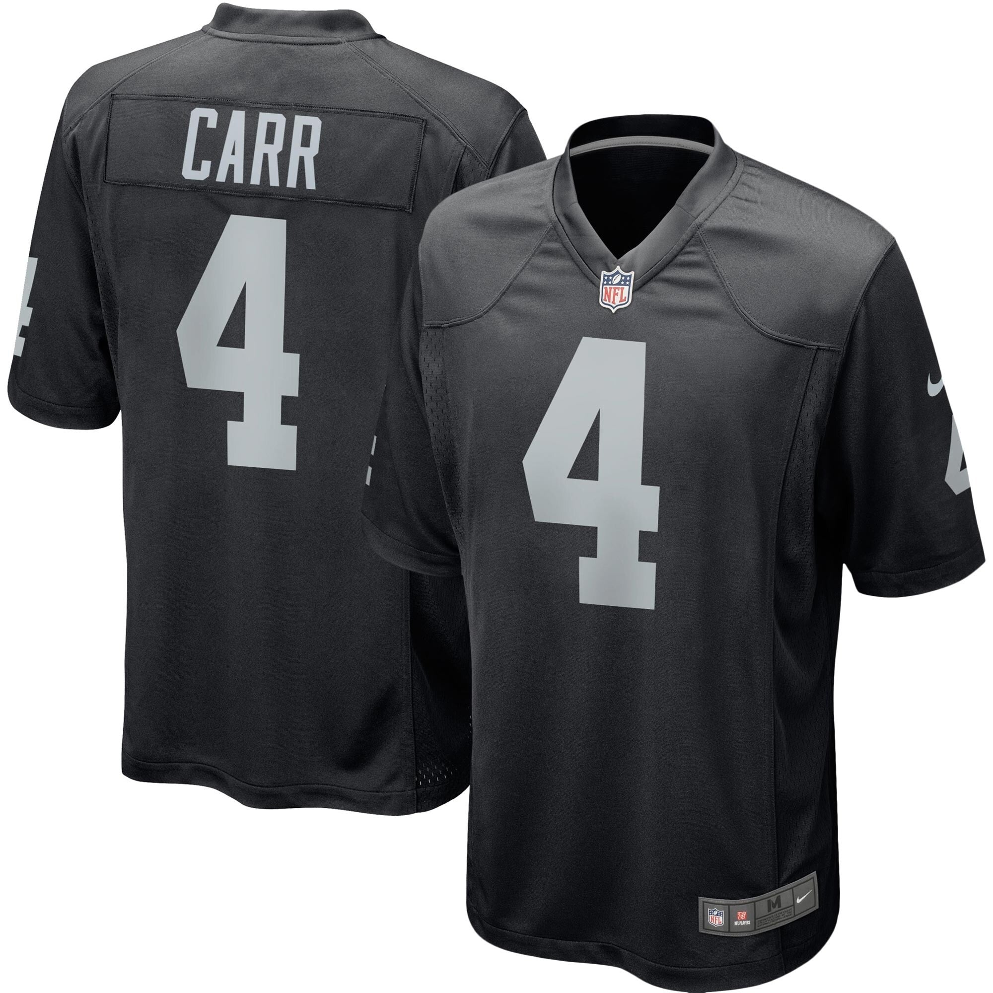 Derek Carr Las Vegas Raiders black jersey