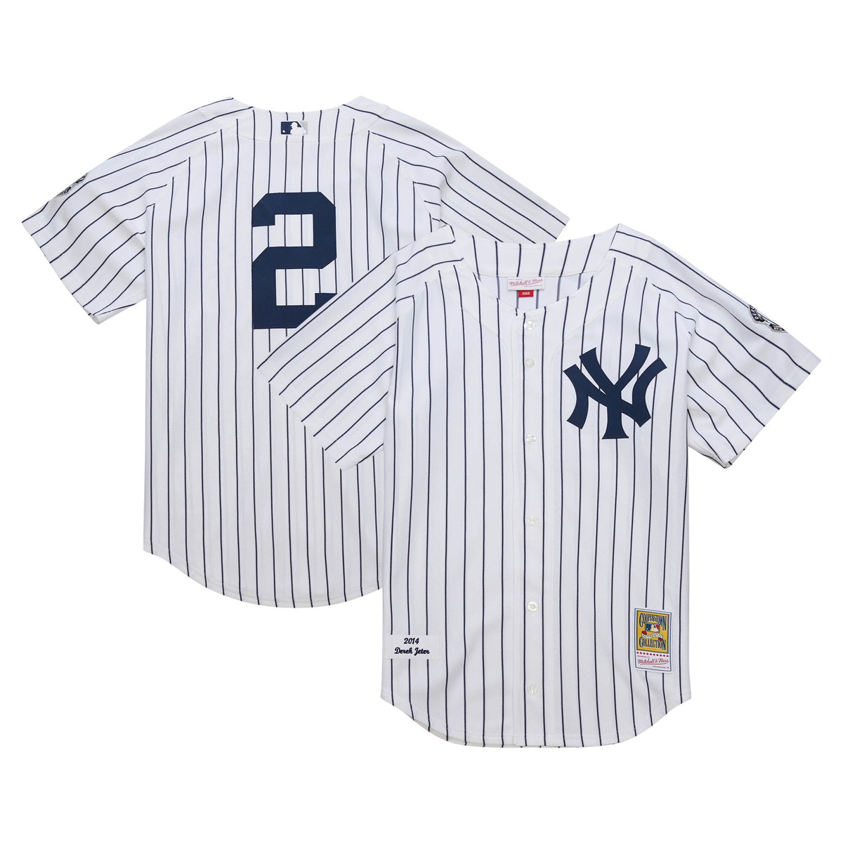 Derek Jeter New York Yankees white Throwback jersey