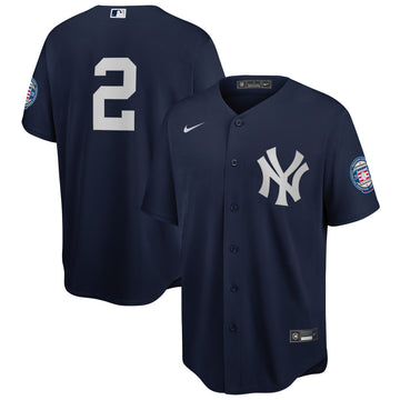 Derek Jeter New York Yankees navy Alternate jersey