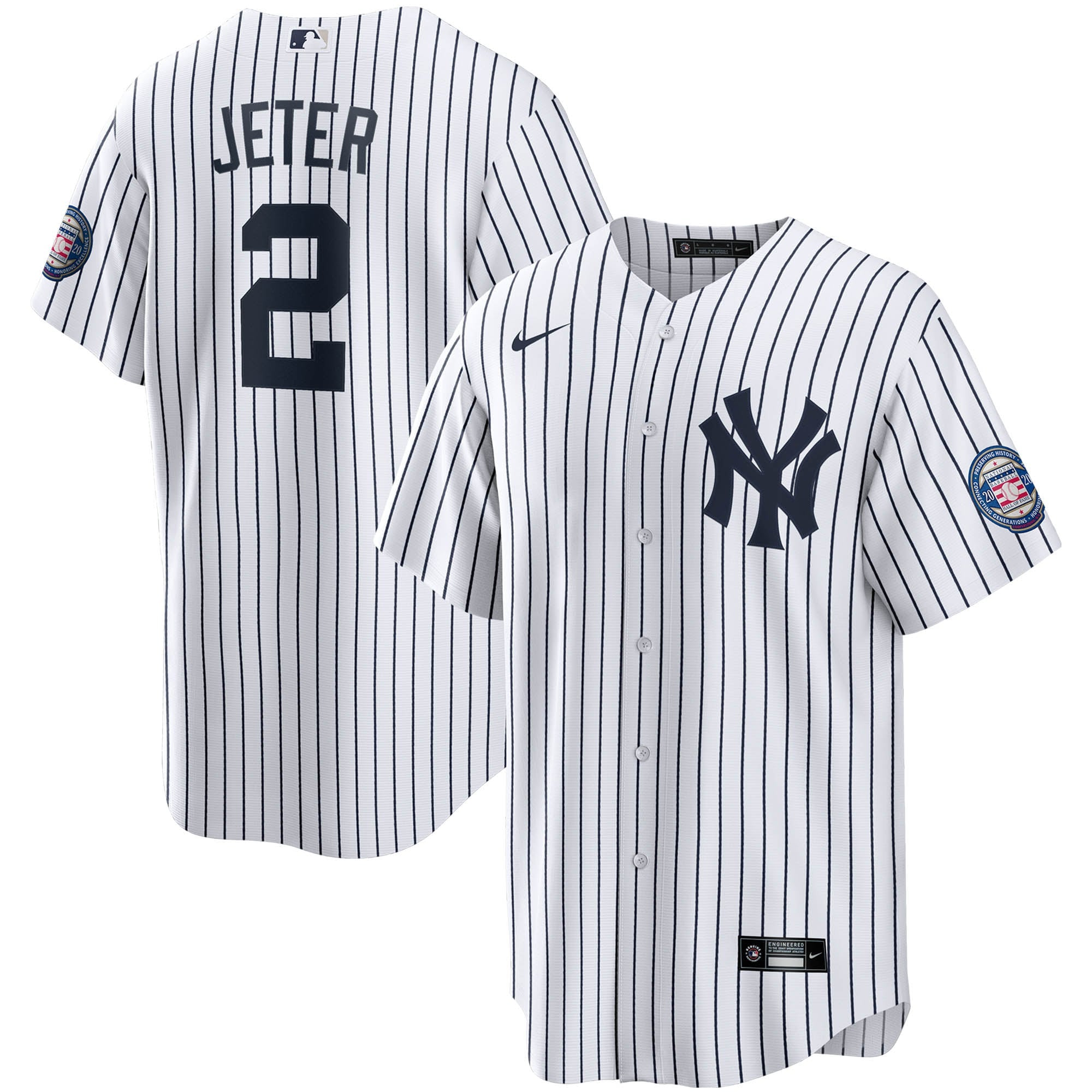 Derek Jeter New York Yankees white Home jersey