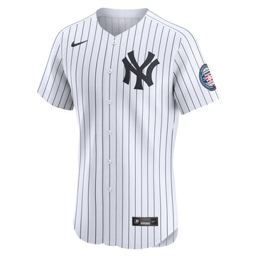 Derek Jeter New York Yankees white Elite jersey