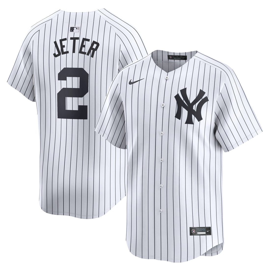 Derek Jeter New York Yankees white Limited jersey