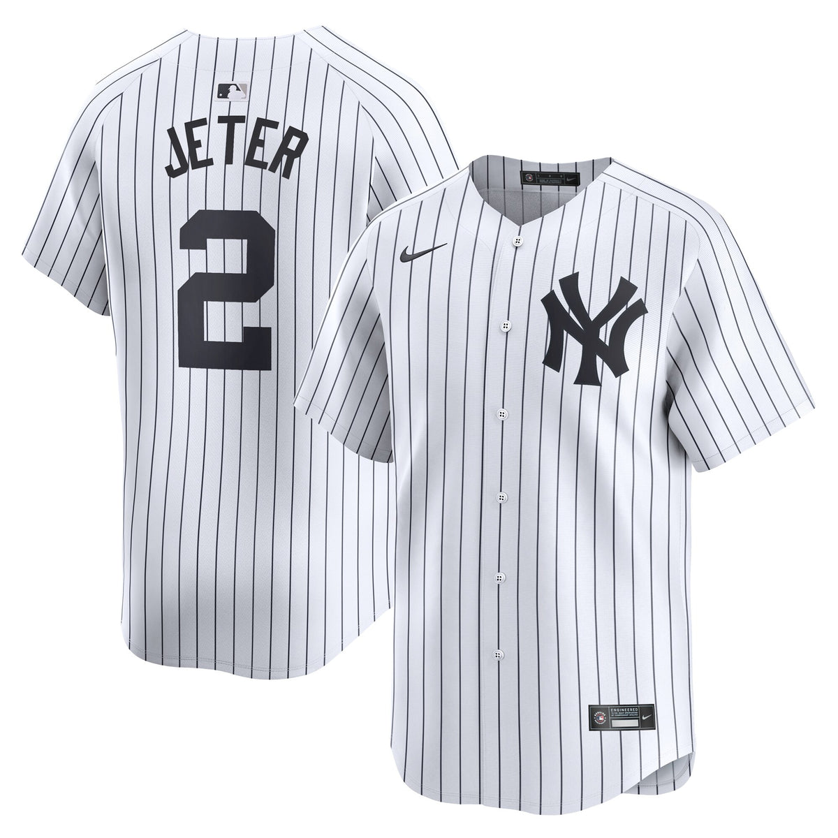Derek Jeter New York Yankees white Limited jersey