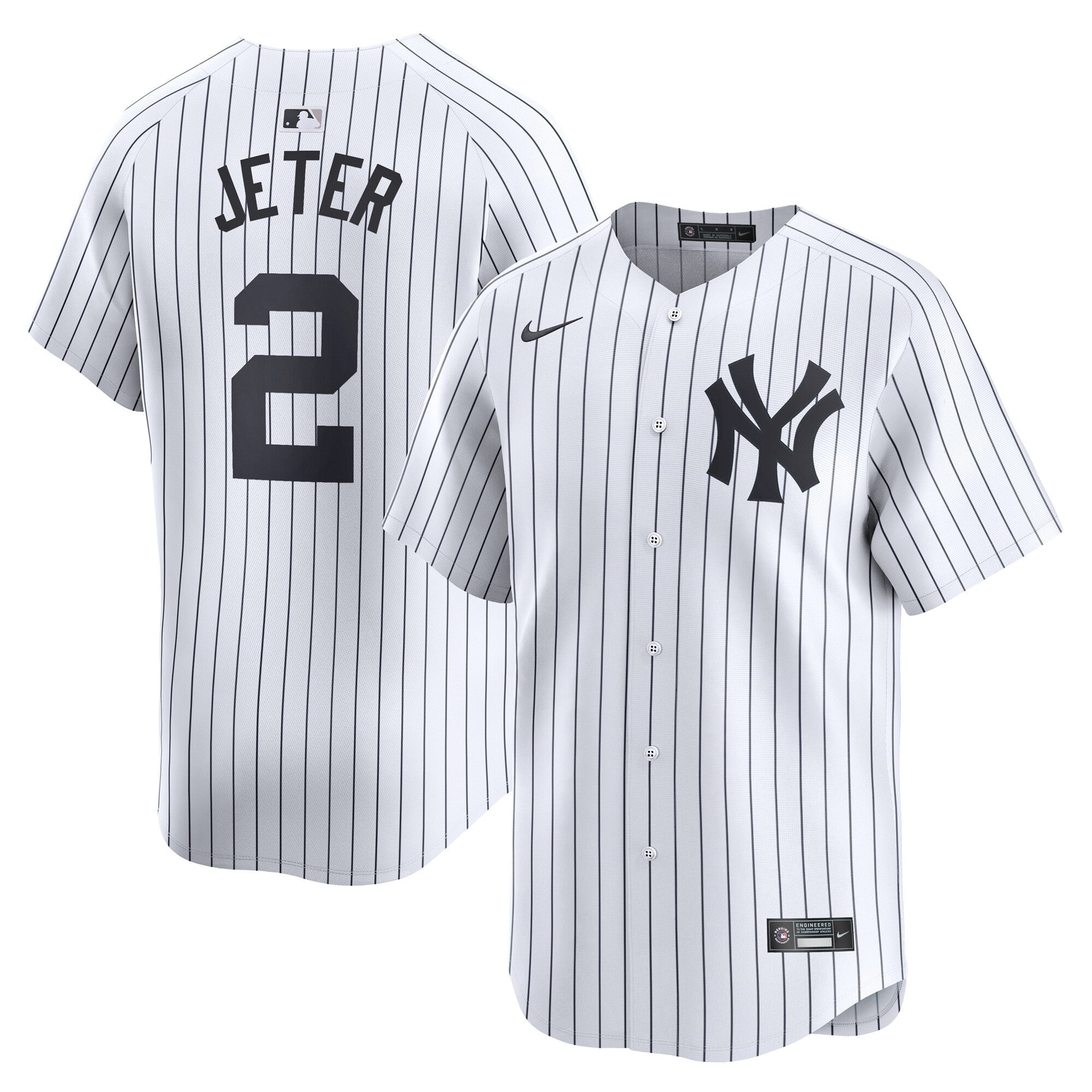 Derek Jeter New York Yankees white Limited jersey