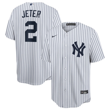 Derek Jeter New York Yankees white Home jersey
