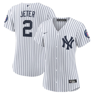 Derek Jeter New York Yankees white Home jersey
