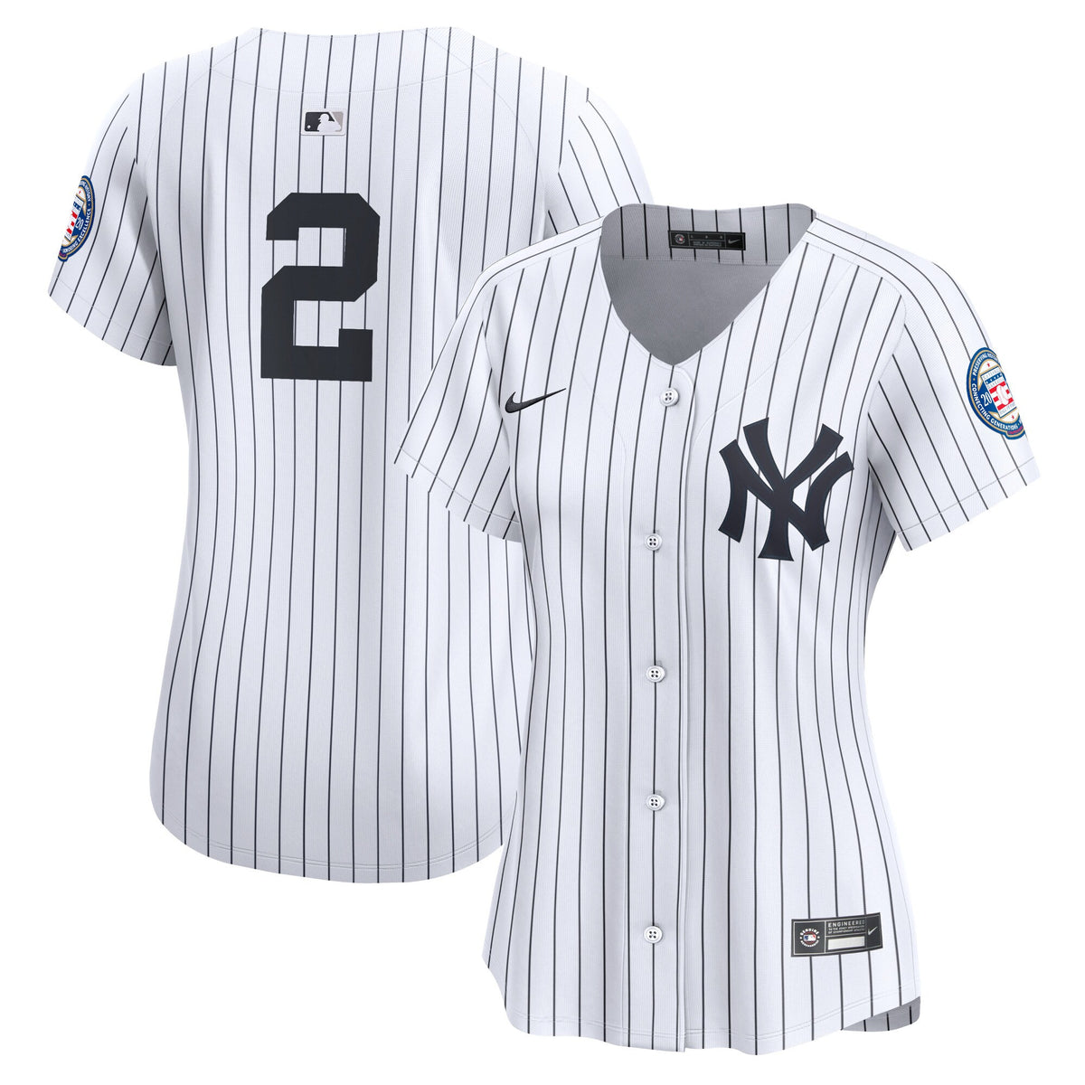 Derek Jeter New York Yankees white Limited jersey