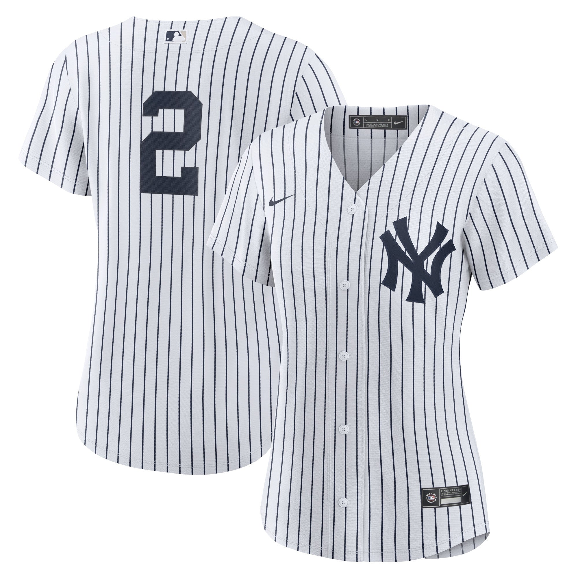 Derek Jeter New York Yankees white Home jersey