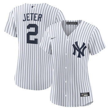 Derek Jeter New York Yankees white Home jersey