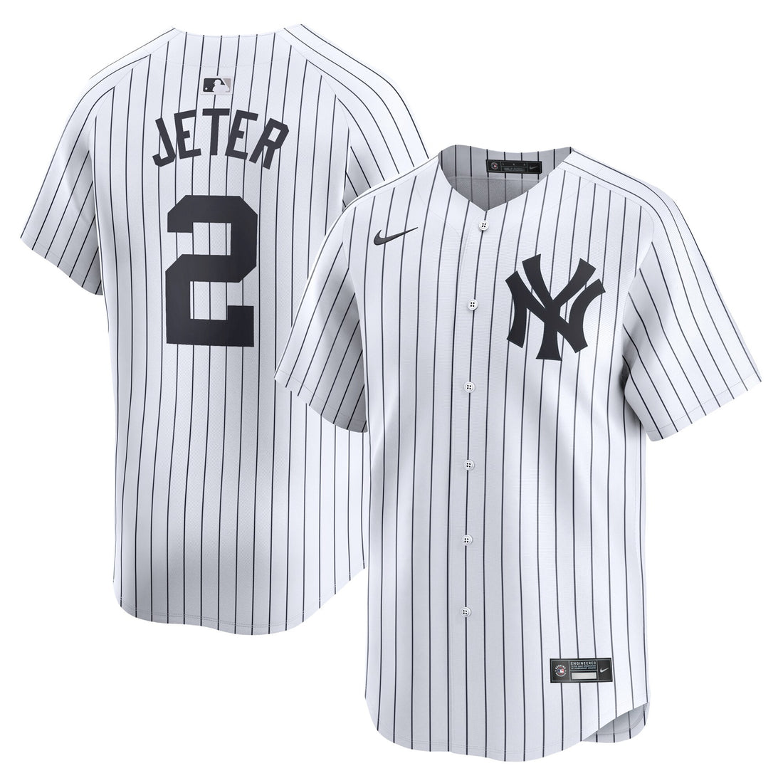 Derek Jeter New York Yankees white Limited jersey