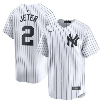 Derek Jeter New York Yankees white Limited jersey