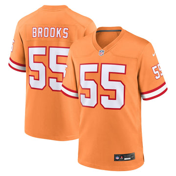 Derrick Brooks Tampa Bay Buccaneers orange Throwback jersey