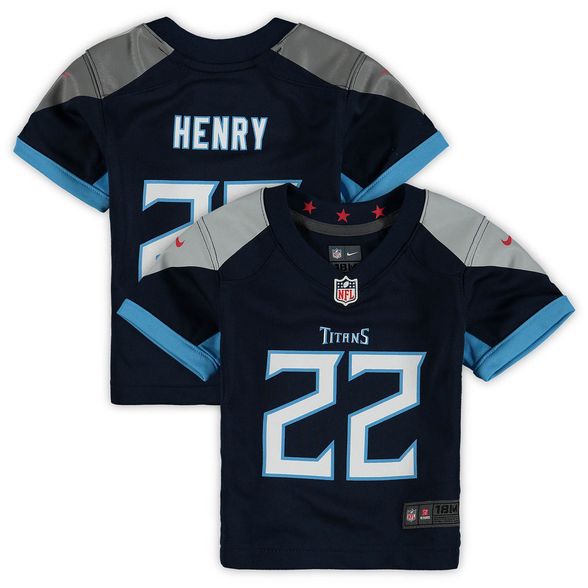 Derrick Henry Tennessee Titans navy jersey