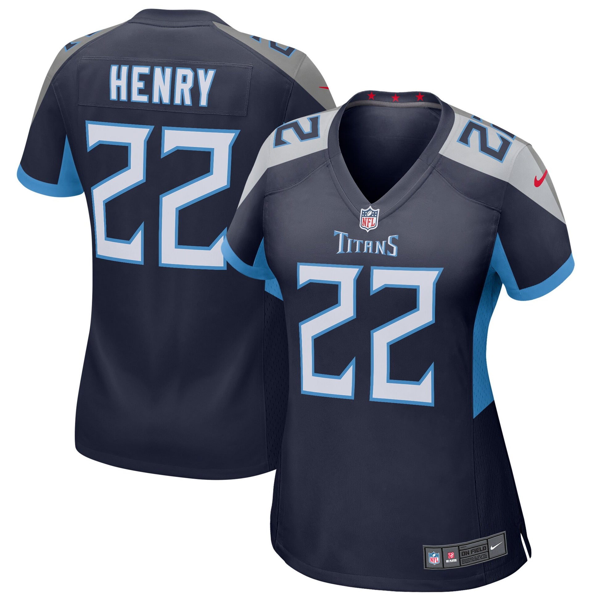 Derrick Henry Tennessee Titans navy jersey