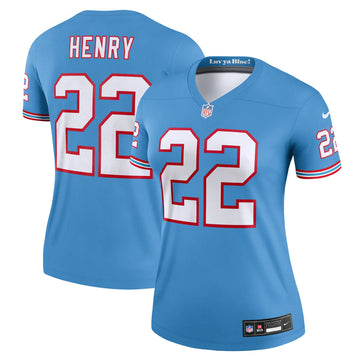 Derrick Henry Oilers Tennessee Titans blue Legend jersey