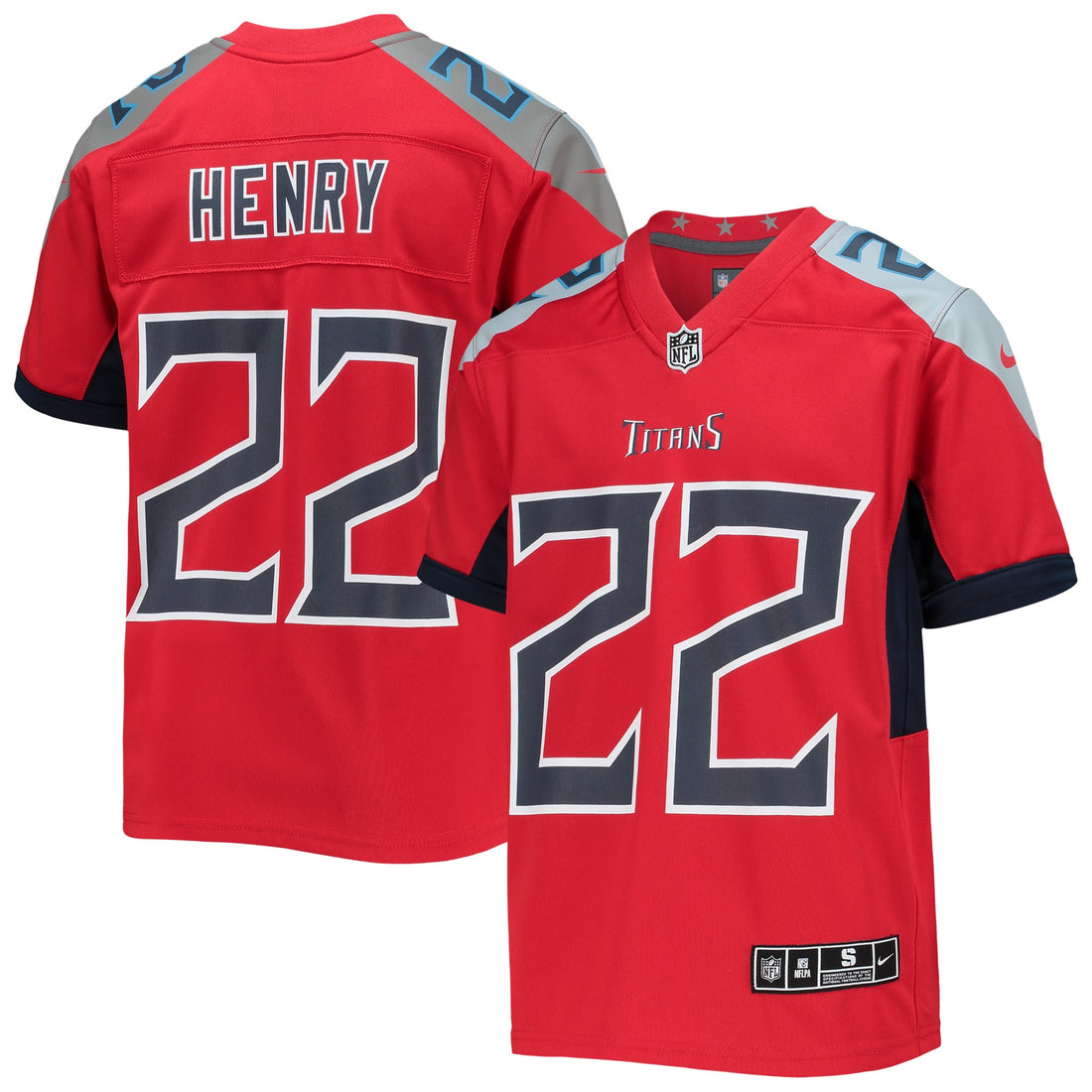 Derrick Henry Tennessee Titans red jersey