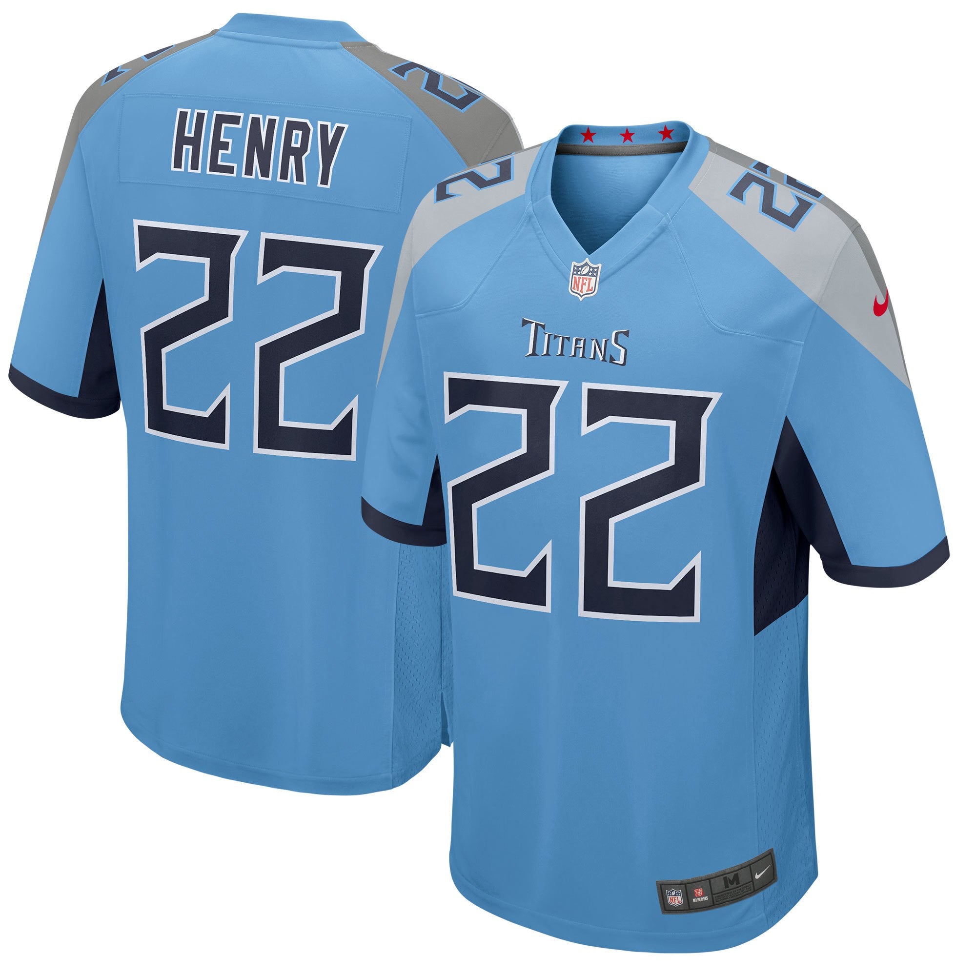 Derrick Henry Tennessee Titans blue jersey