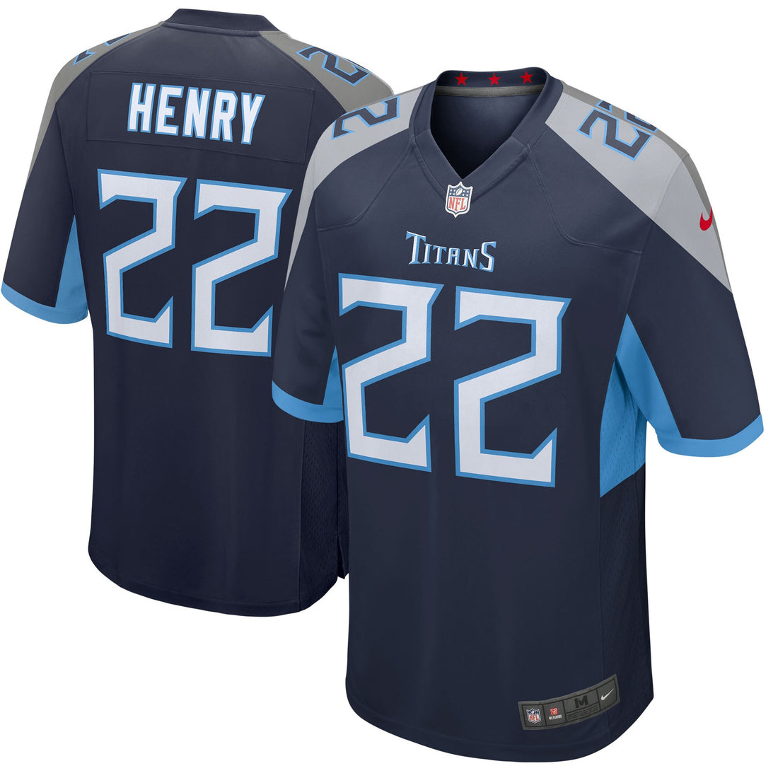 Derrick Henry Tennessee Titans navy jersey