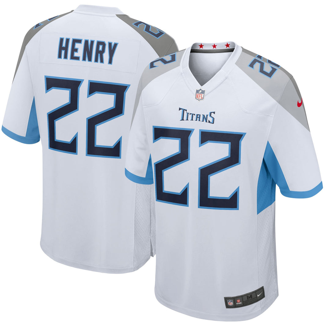 Derrick Henry Tennessee Titans white jersey