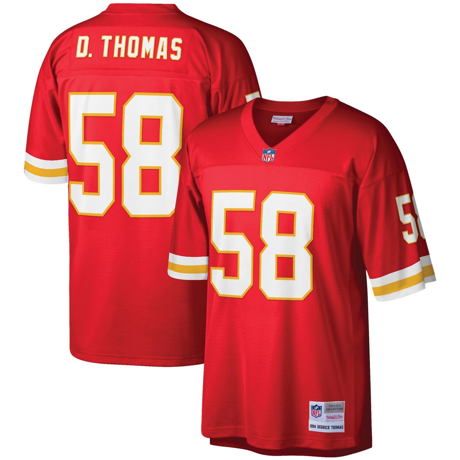 Derrick Thomas Kansas City Chiefs red jersey